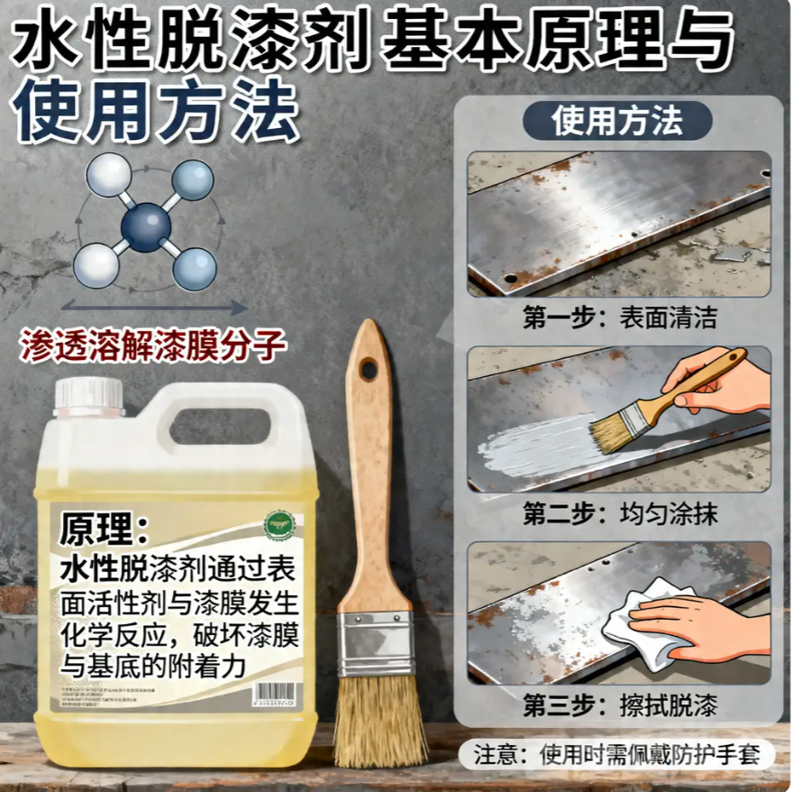 水性脱漆剂的基本原理与使用方法