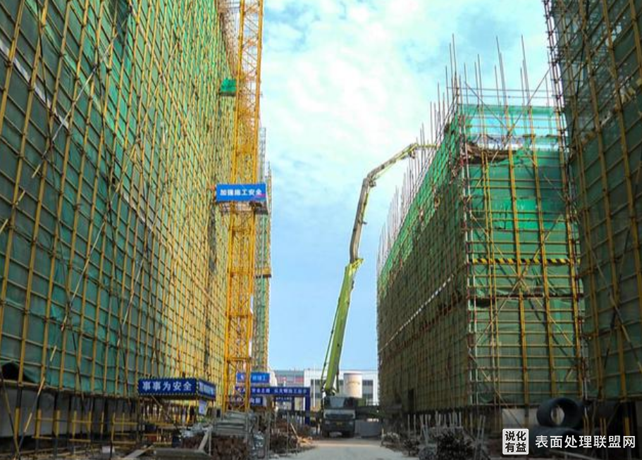 【园区】浙江玉环干江电镀园主体结构即将完工 预计11月份竣工 