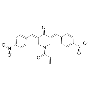 (3E,5E)-3,5-二[(4-硝基苯基)亚甲基]-1-(1-氧代-2-丙烯-1-基)-4-哌啶酮