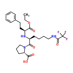 N2-[1-(S)-乙氧羰基-3-苯丙基]-N6-三氟乙酰基-L-赖氨酸-L-脯氨酸