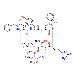 D-PHE-CYS-TYR-D-TRP-ARG-THR-PEN-THR-NH2(DISULFIDE BRIDGE:CYS2-PEN7)