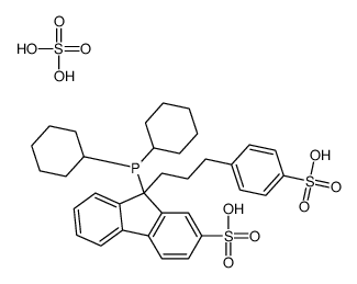二环己基-{2-磺基-9-[3-(4-磺基-苯基)丙基]-9-芴基}磷鎓硫酸氢盐