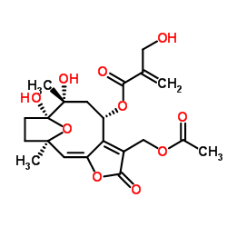 2-(羟基甲基)-2-丙烯酸(4S,6R,7S,10R)-3-[(乙酰氧基)甲基]-2,4,5,6,7,8,9,10-八氢-6,7-二羟基-6,10-二甲基-2