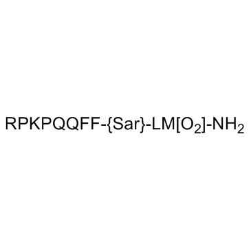 精氨酰-脯氨酰-赖氨酰-脯氨酰-谷氨酰-谷氨酰-苯丙氨酰-苯丙氨酰-SAR-亮氨酸-蛋氨酸[O2]-胺