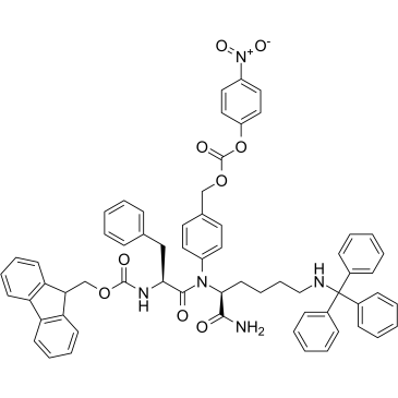 Fmoc-Phe-Lys(Trt)-PAB-PNP