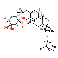 7alpha-羟基谷甾醇 3-O-beta-D-葡萄糖苷