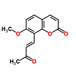 7-甲氧基-8-[(1E)-3-氧代-1-丁烯基]-2H-1-苯并吡喃-2-酮