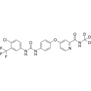 4-[4-[[4-chloro-3-(trifluoromethyl)phenyl]carbamoylamino]phenoxy]-N-(trideuterio