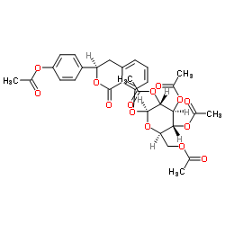 (3R)-绣球酚 8-O-葡萄糖甙五乙酸酯