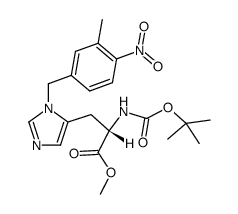 N-BOC-3-(3-甲基-4-硝基苄基)-L-组氨酸甲酯