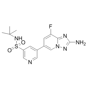 5-(2-氨基-8-氟[1,2,4]三唑并[1,5-A]吡啶-6-基)-N-(叔丁基)-3-吡啶磺酰胺