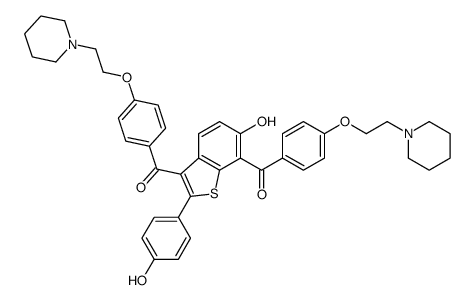 7-[4-(2-Piperidinyl)ethoxy]benzoyl Raloxifene