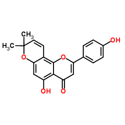 5-羟基-2-(4-羟基苯基)-8,8-二甲基-4H,8H-苯并[1,2-B:3,4-B']二吡喃-4-酮