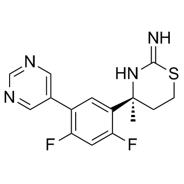 (4S)-4-[2,4-二氟-5-(5-嘧啶)苯基]-5,6-二氢-4-甲基-4H-1,3-噻嗪-2-胺