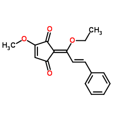 (2Z)-2-[(2E)-1-乙氧基-3-苯基-2-丙烯-1-亚基]-4-甲氧基-4-环戊烯-1,3-二酮
