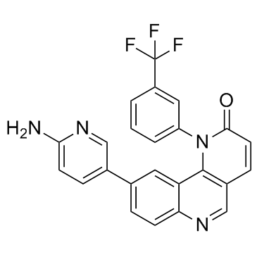 9-(6-氨基-3-吡啶基)-1-[3-(三氟甲基)苯基]苯并[H]-1,6-萘啶-2(1H)-酮