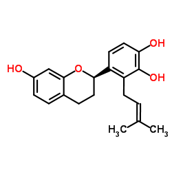 4-[(2R)-3,4-二氢-7-羟基-2H-1-苯并吡喃-2-基]-3-(3-甲基-2-丁烯-1-基)-1,2-苯二酚