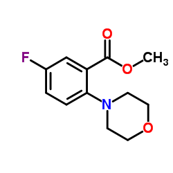 2-(4-吗啉基)-5-氟苯甲酸甲酯