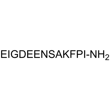 GLU-ILE-GLY-ASP-GLU-GLU-ASN-SER-ALA-LYS-PHE-PRO-ILE-NH2