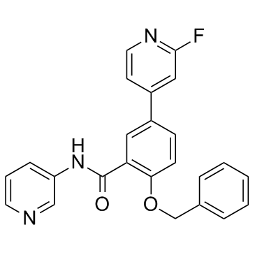 5-(2-氟-4-吡啶基)-2-(苯基甲氧基)-N-3-吡啶基苯甲酰胺