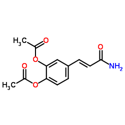 3-[3,4-双(乙酰氧基)苯基]-2-丙烯酰胺