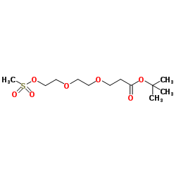 Ms-PEG2-C2-Boc