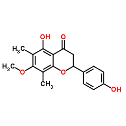2,3-二氢-5-羟基-2-(4-羟基苯基)-7-甲氧基-6,8-二甲基-4H-1-苯并吡喃-4-酮