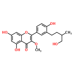 (+)-5,7-二羟基-2-[4-羟基-3-(4-羟基-3-甲基丁基)苯基]-3-甲氧基-4H-1-苯并吡喃-4-酮