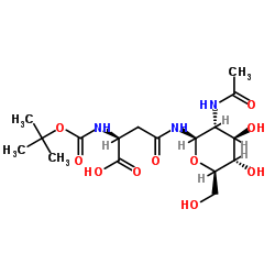 Nω-(2-乙酰氨基-2-脱氧-β-D-吡喃葡萄糖酰基)-Nα-Boc-L-天冬酰胺
