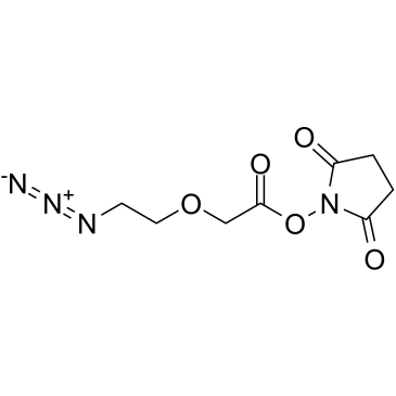 Azido-PEG1-CH2CO2-NHS