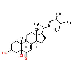 3,5-二羟基麦角甾醇-7,22-二烯-6-酮