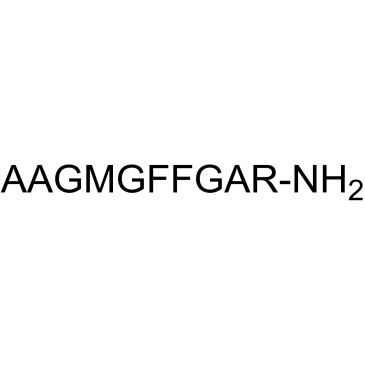 ALA-ALA-GLY-MET-GLY-PHE-PHE-GLY-ALA-ARG-NH2: AAGMGFFGAR-NH2