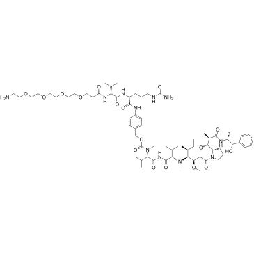 Amino-PEG4-Val-Cit-PAB-MMAE