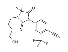 4-[2-硫代-3-(4-羟丁基)-4,4-二甲基-5-氧代咪唑烷-1-基]-2-三氟甲基苯腈
