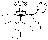 (R)-(-)-1-[(S)-2-二苯基磷]二茂铁乙基二环己基磷