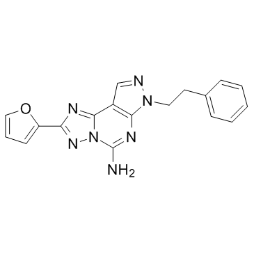 2-(2-呋喃基)-7-(2-苯基乙基)-7H-吡唑并[4,3-e][1,2,4]噻唑并[1,5-c]嘧啶-5-胺