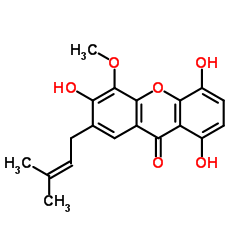 1,4,6-三羟基-5-甲氧基-7-异戊二烯基呫吨酮