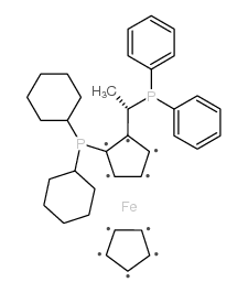 (S)-1-[(Rp)-2-(二环己基膦)二茂铁基乙基]二苯基膦