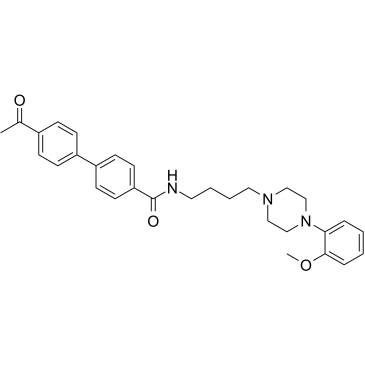 4-乙酰基-n-[4-[4-(2-甲氧基苯基)-1-哌嗪]丁基]-[1,1-联苯]-4-羧酰胺