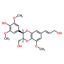(2R,3R)-REL-2,3-二氢-3-(4-羟基-3,5-二甲氧基苯基)-6-[(1E)-3-羟基-1-丙烯-1-基]-8-甲氧基-1,4-苯并二烷-2-甲