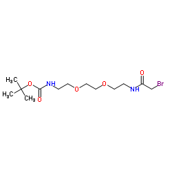 Bromoacetamido-C2-PEG2-NH-Boc