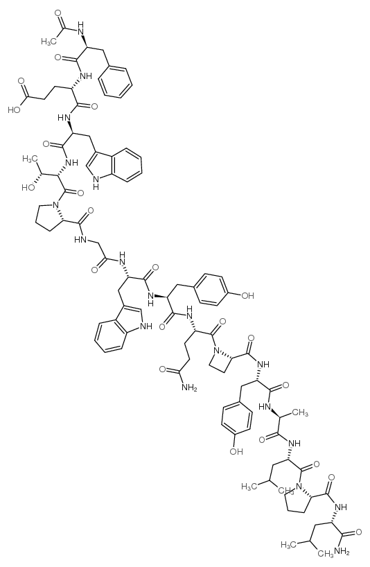 AC-PHE-GLU-TRP-THR-PRO-GLY-TRP-TYR-GLN-L-AZETIDINE-2-CARBONYL-TYR-ALA-LEU-PRO-LE
