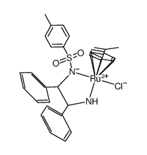 氯{[(1R,2R)-(-)-2-氨-1,2-二苯乙基](4-甲苯磺酰)氨}(P-异丙基甲苯)RUTHENIUM(II))钌(II)