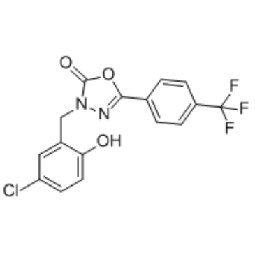 3-(5-氯-2-羟基苄基)-5-(4-(三氟甲基)苯基)-1,3,4-噁二唑-2(3h)-酮