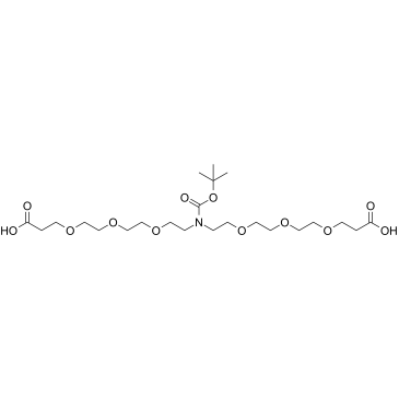 N-Boc-N-bis(PEG3-acid)