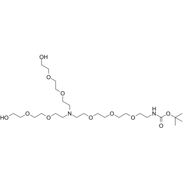 N-(Boc-PEG3)-N-bis(PEG2-alcohol)