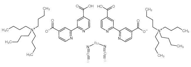 二(四丁基铵) 顺式-双(异硫氰基)双(2,2'-联吡啶-4,4'-二羧酸)钌(II)