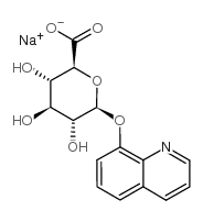 8-羟基喹啉基-&beta;-D-吡喃葡萄糖醛酸钠盐