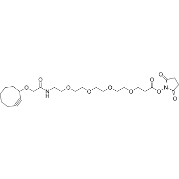 Cyclooctyne-O-amido-PEG4-NHS ester