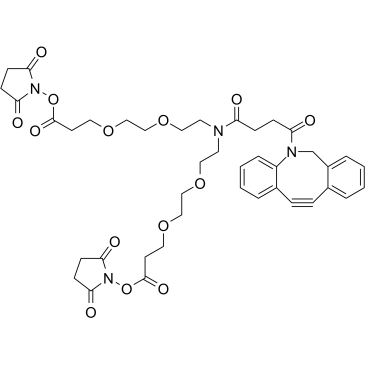 N-DBCO-N-bis(PEG2-C2-NHS ester)